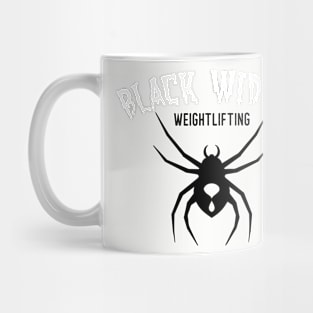 black widow weightlifing Mug